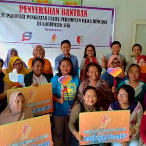 Danamon Bantu Penguatan Ekonomi Paska Gempa dan Tsunami di Sigi