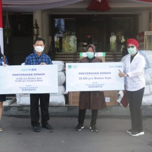 Bhakti BCA Sumbang 100.000 Masker untuk Cegah Penyebaran Covid 19