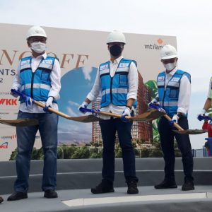 Jaga Komitmen, Intiland Lakukan Topping Off South Quarter Residence Tepat Waktu