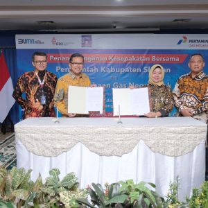 PGN Teken Kerjasama Pembangunan Jaringan Gas Bumi dengan Kabupaten Sleman