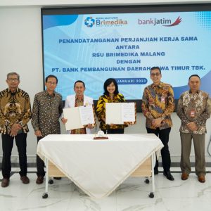 Bank Jatim dan RSU Brimedika Jalin Kerjasama Layanan Kesehatan Pegawai