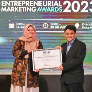 Sukses Pertahankan Merek Semen Gresik, SIG Raih BUMN Entrepreneurial Marketing Awards 2023