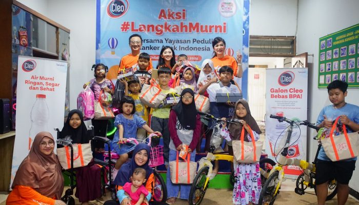 Peringati Hari Kanker Anak Sedunia, Cleo Beri Bantuan pada Yayasan Peduli Kanker Anak Indonesia