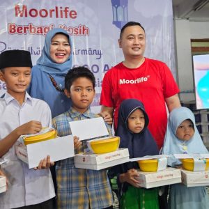 Gandeng Garda Pangan, Moorlife Gelar Buka Puasa Bersama 4.000 Anak Yatim di Indonesia