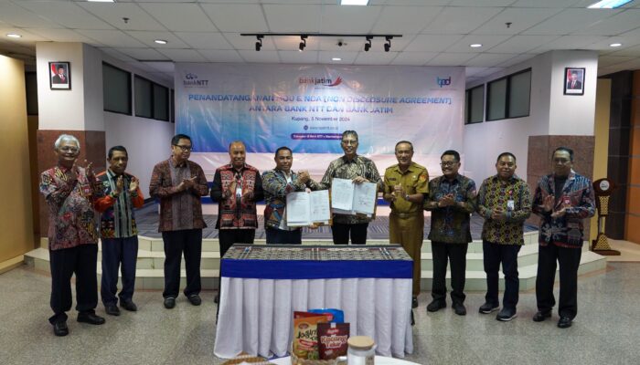 Perkuat KUB, Bank Jatim Teken MoU dan NDA dengan Bank NTT