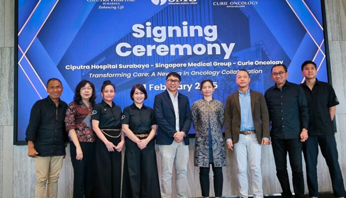 Gandeng SMG dan Curie Oncology Singapura, Ciputra Hospital Kembangkan Layanan Penyakit Kanker Komprehensif