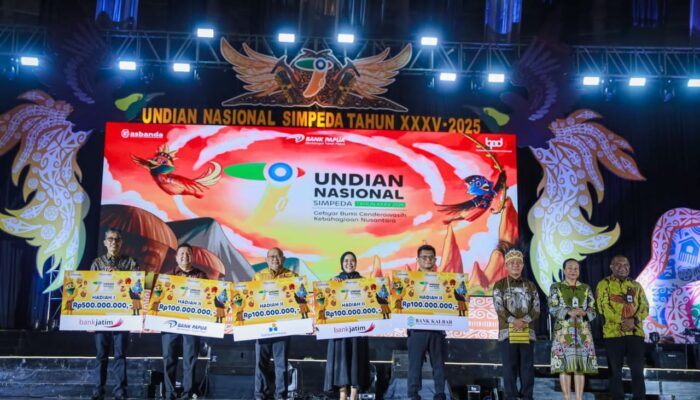 Asbanda dan Bank Papua Gelar Pengundian Tabungan Simpeda 2025, Ini Pemenangnya!