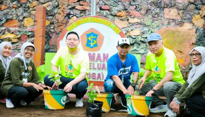 Peduli Lingkungan, See U Gelar Program CSR “Sustainability In Community” di Rusun Warugunung Surabaya