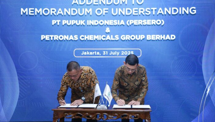 Pupuk Indonesia dan PETRONAS Chemicals Perkuat Sinergi untuk Ketahanan Pangan dan Hilirisasi Industri 