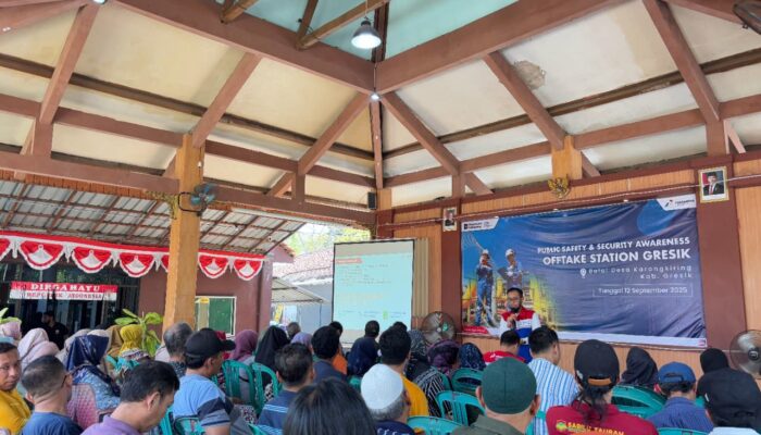 PGN SOR III Tingkatkan Kesadaran Warga Desa Karangkiting Gresik tentang Pentingnya Keamanan dan Keselamatan Infrastruktur Gas Bumi