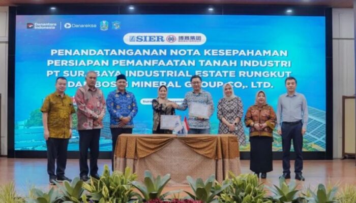 SIER dan Bosai Mineral Group Sepakati MoU Pemanfaatan Lahan Industri di Pasuruan
