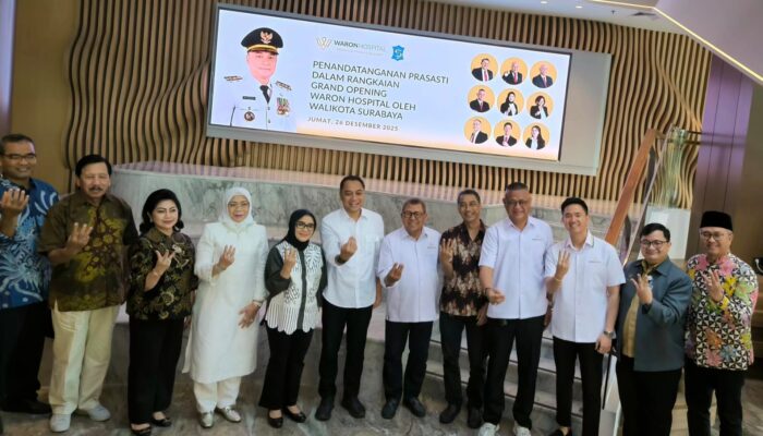 Wali Kota Surabaya Apresiasi Kehadiran Waron Hospital, Fokus Pelayanan Kesehatan Perempuan dan Anak