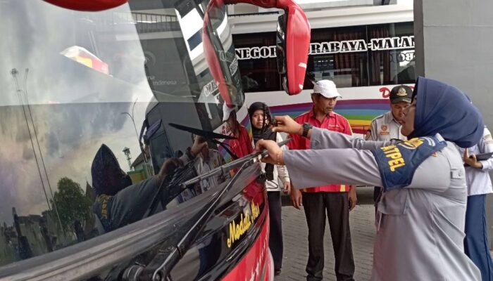 Keselamatan Penumpang Prioritas, Terminal Arjosari Cek Kelaikan Bus Jelang Nataru