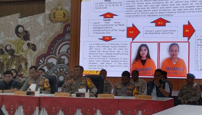 Polresta Sidoarjo Tekan Kriminalitas, Kasus Turun 32 Persen Sepanjang 2025