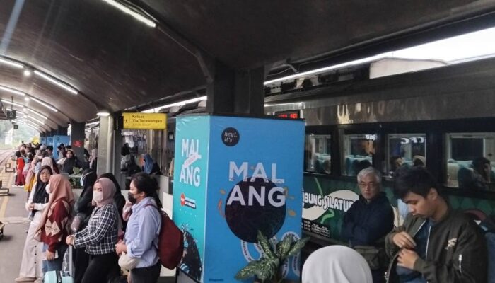 Pergantian Tahun, 6.600 Penumpang Gunakan Layanan Kereta Api di Stasiun Malang