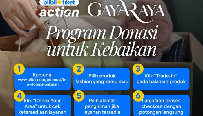 Sambut Ramadan, Blibli Hadirkan Program Donasi Pakaian “One Step Further”