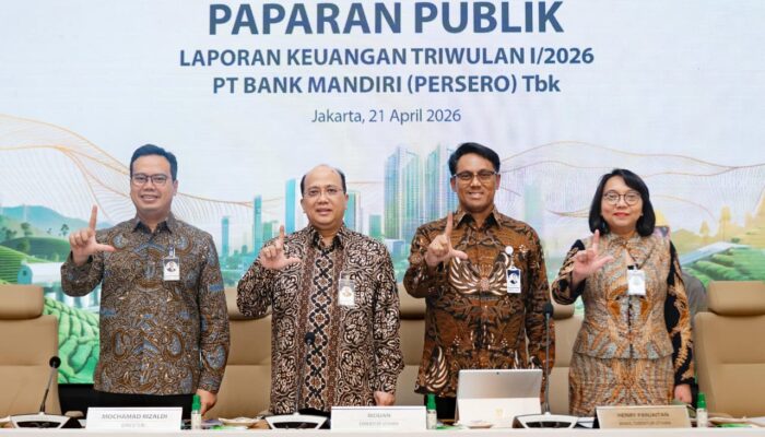 Bank Mandiri Cetak Laba Rp15,4 Triliun di Kuartal I 2026, Melaju di Tengah Volatilitas Global