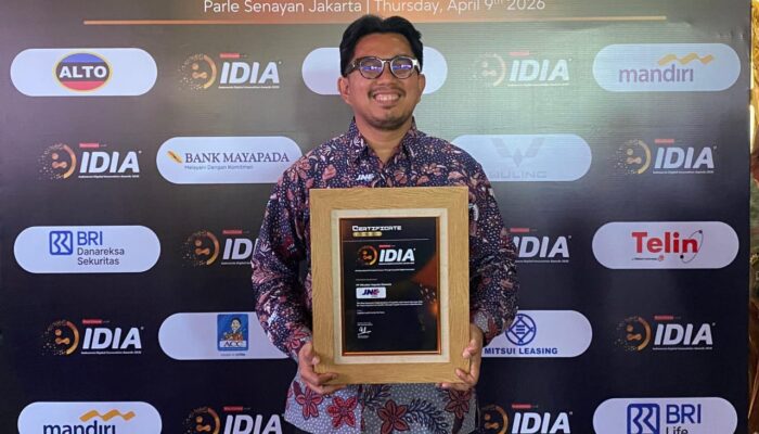 Catat Prestasi Gemilang, JNE Kembali Raih Penghargaan di IDIA 2026