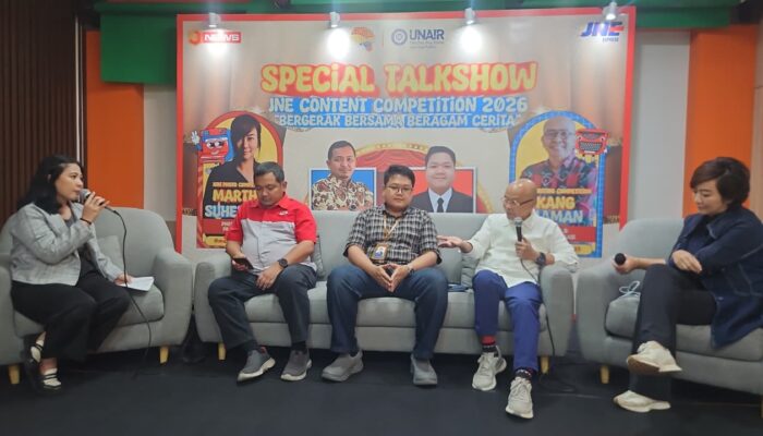 Ajak Anak Muda Kembangkan Kreativitas, JNE Kembali Gelar Creative Workshop “Think Creative” di Unair  