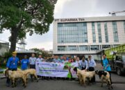 PT Suparma Tbk Salurkan Enam Kambing Qurban untuk Warga Warugunung, Karangpilang Surabaya