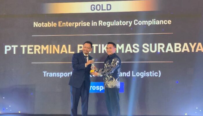 PT Terminal Petikemas Surabaya Sabet Penghargaan Gold di IRCA 2026