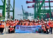Pelajar Singapura Belajar Sistem Pelabuhan Digital dan Ramah Lingkungan di Teluk Lamong