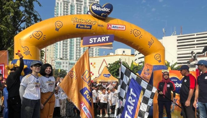 Bebelac dan Alfamidi Gelar Little Star Fun Run, Wadah Anak Bersinar dengan Caranya Sendiri.