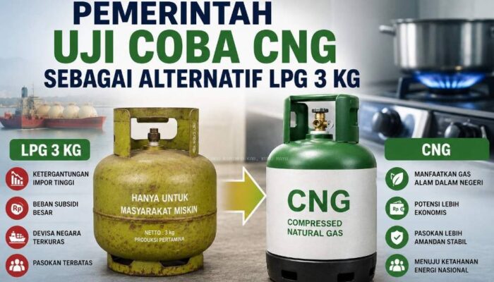 ESDM Pastikan Tabung CNG 3 Kg Tak Dijual ke Masyarakat, Berlaku Sistem Tukar