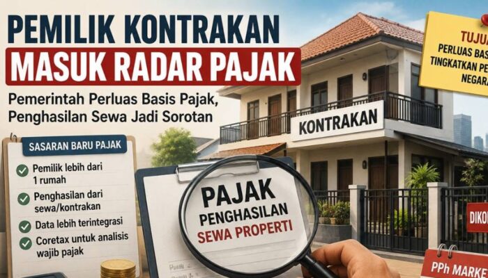 Mulai 2027, Pemerintah Incar Potensi Pajak dari Rumah Kontrakan