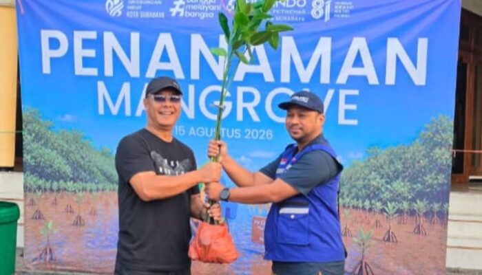 Program Donasi Oksigen, TPS Salurkan 3.000 Bibit Mangrove ke Tambak Sarioso