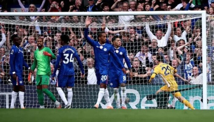 Chelsea Menang 4-3 atas Brighton, The Blues Naik ke Posisi Kedua
