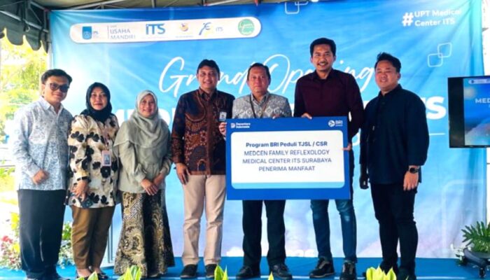 Dukung Layanan Kesehatan Melalui Bantuan TJSL, BRI Kancab Pahlawan Surabaya Resmikan Medical Center ITS