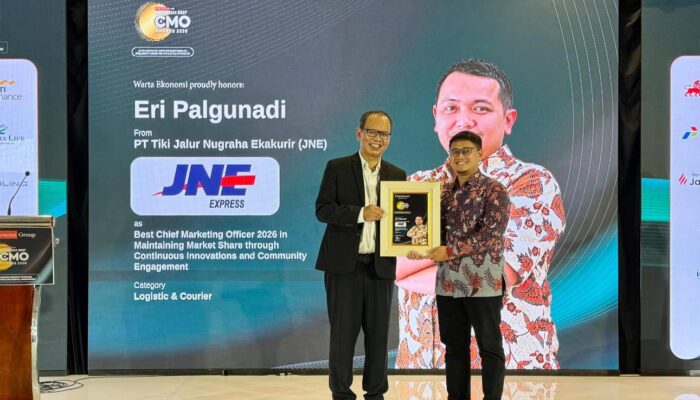 Eri Palgunadi Raih Best Chief Marketing Officer (CMO) Award 2026