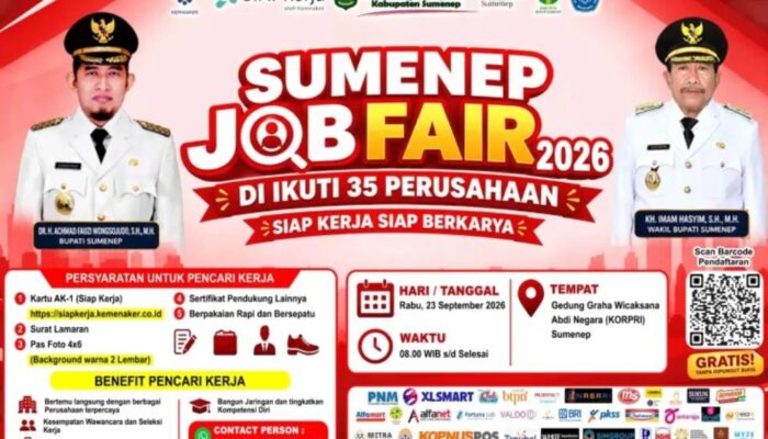2.596 Lowongan Kerja Tersedia di Sumenep Job Fair 2026, Ini Sektor yang Dibuka