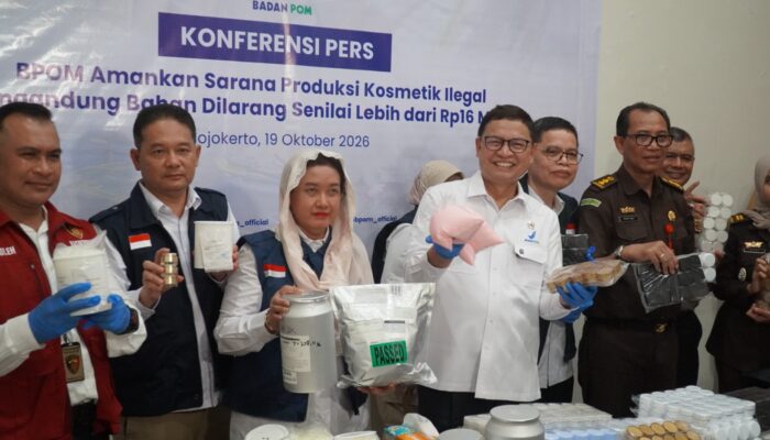 BPOM Amankan Produksi Kosmetik Ilegal Senilai Lebih Dari Rp16 Miliar