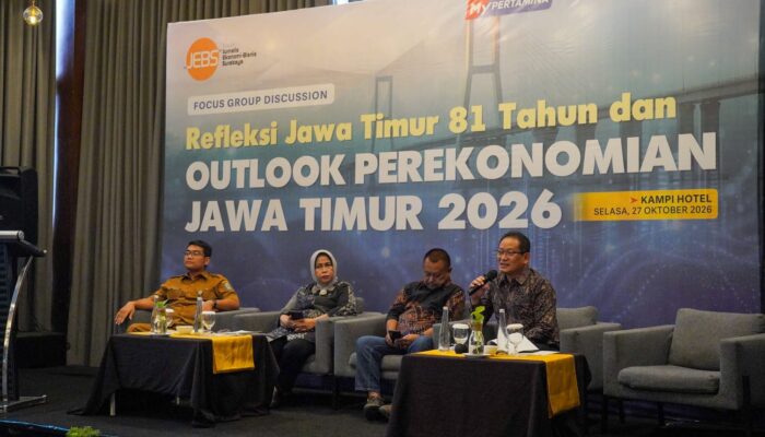 Investasi hingga Industri Jadi Sorotan dalam FGD Outlook Ekonomi Jatim 2026 yang Dihelat JEBS