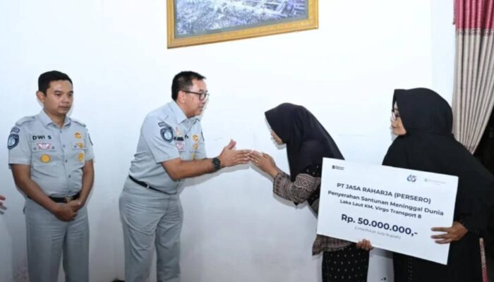 Jasa Raharja Salurkan Santunan Rp1,254 Miliar untuk Korban KM Virgo