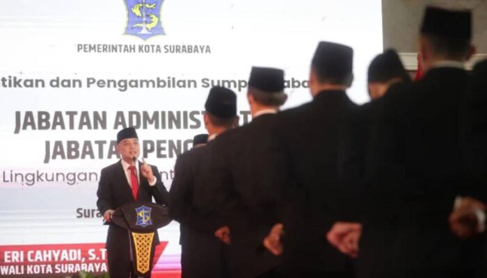Evaluasi Kinerja: Alasan Wali Kota Eri Cahyadi Ganti 13 Kepala Dinas di Surabaya